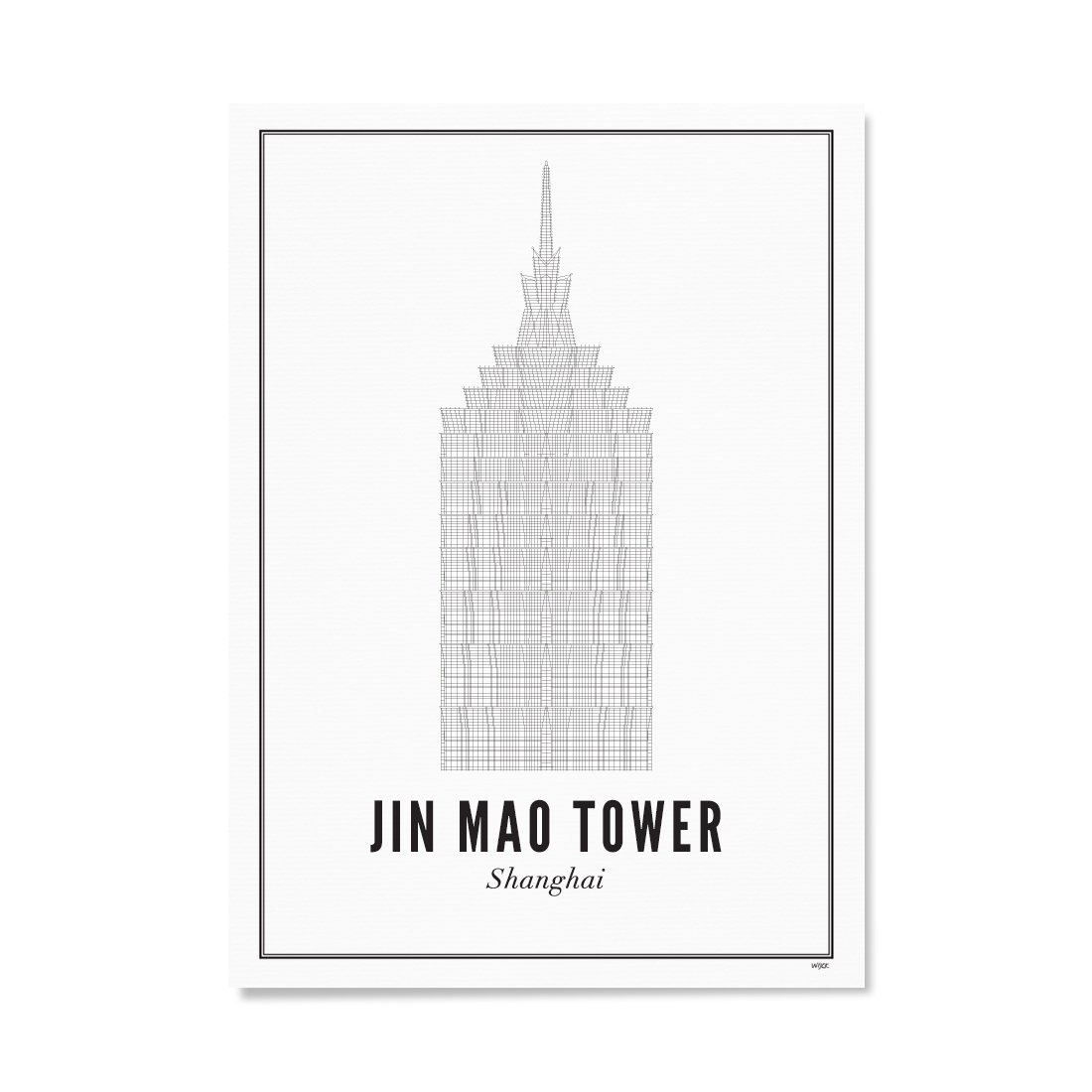 Poster of Shanghai - Jin Mao Tower | WIJCK.